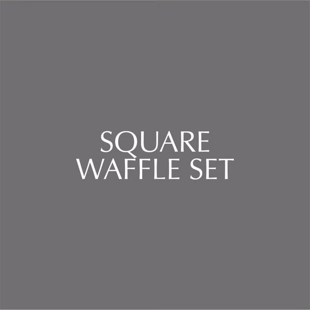 Square Waffle Set Clou